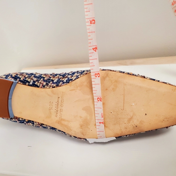 Manolo blahnik blue flat tweed - Picture 6 of 6